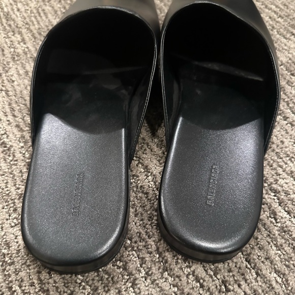 BB BALENCIAGA Men’s Leather slides EU 46. New without tags. - Picture 6 of 11